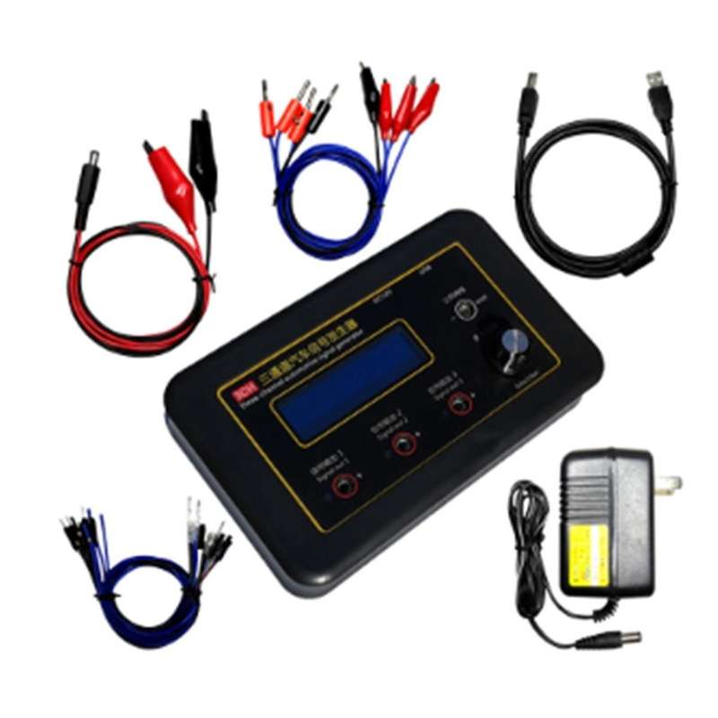 Am-3ch Three Channel Automobile Signal Generator Crankshaft Camshaft Sensor Simulator Car Ecu Comput