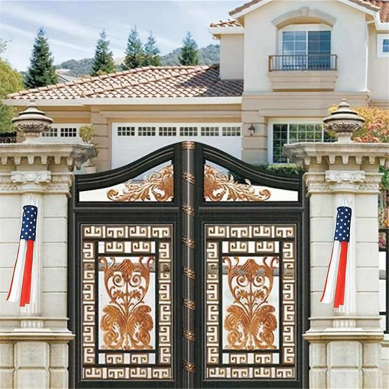 American Flag Wind Socks Outdoor Embroidered Stars and American Patriotic Accessories