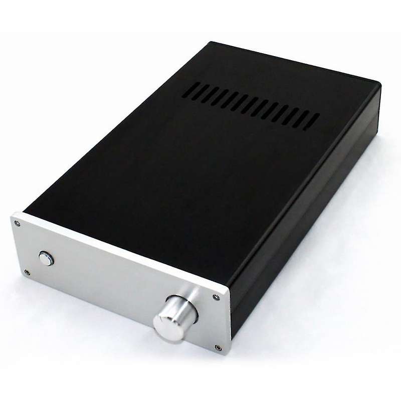 Amplifier Housing,lm3886 All Aluminum Amplifier Chassis Diy Audio Amplifier Housing with Power Outl