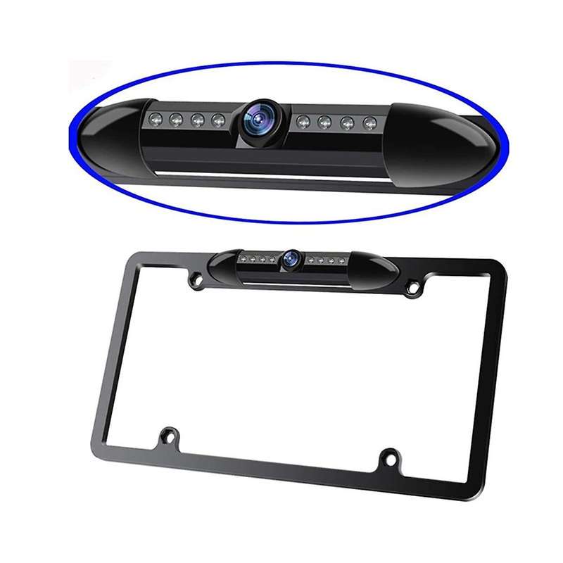 American License Plate Frame Reversing Camera CCD Night Vision Reversing Rear View Camera for Car/S