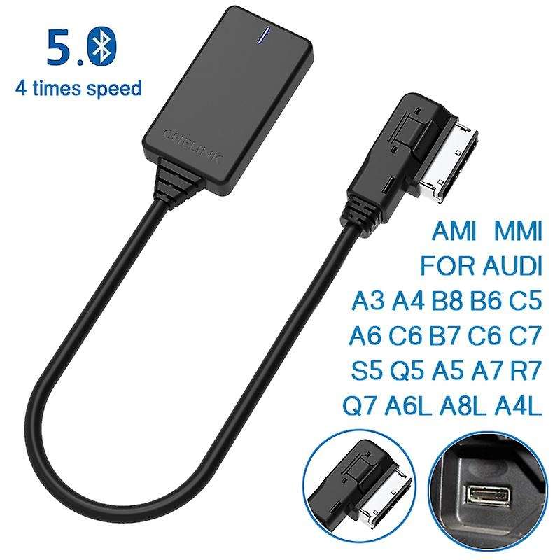AMI MMI MDI Wireless Aux Bluetooth Adapter Cable Audio Music Auto Bluetooth for A3 A4 B8 B6 Q5 A5 A