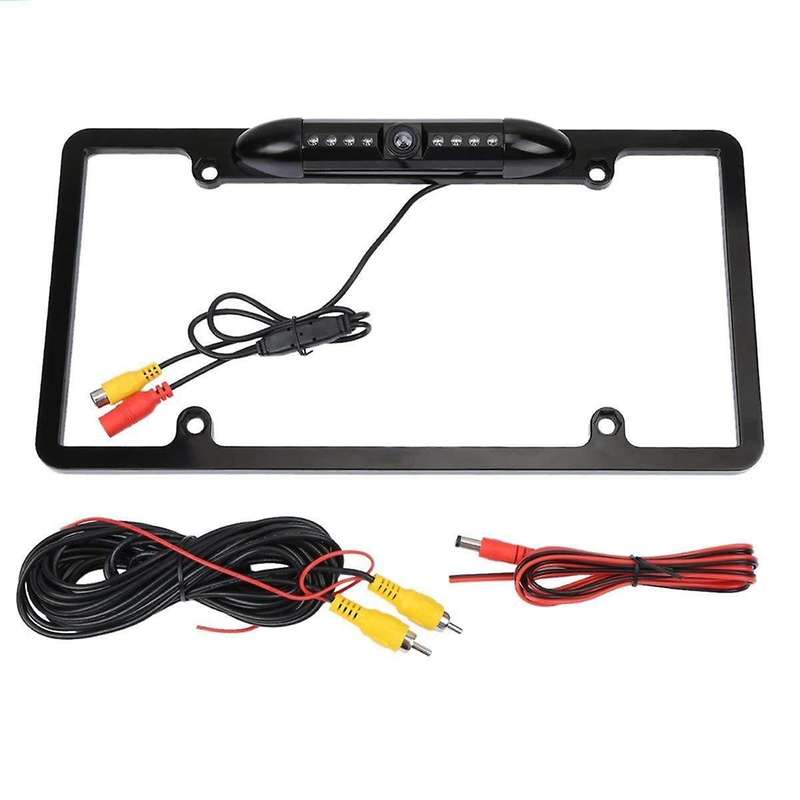 American License Plate Frame Reversing Camera CCD Night Vision Reversing Rear View Camera for Car/Su