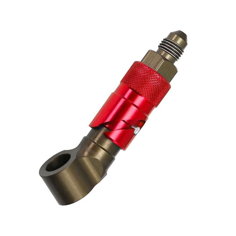 AN3 Motorcycle Brake Line Hose Fluid Quick Release Connect Fitting Adapter Kit for Red