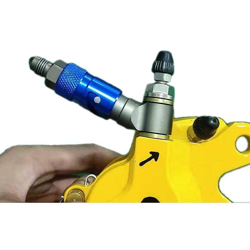 AN3 Motorcycle Brake Line Hose Fluid Quick Release Connect Fitting Adapter Kit for Red