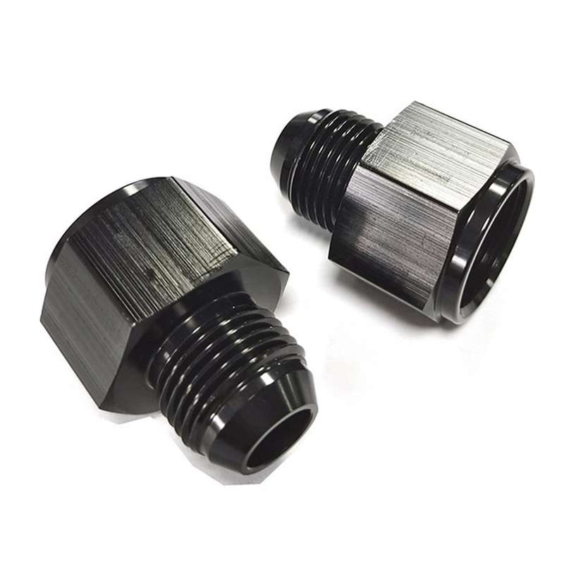 AN10 Female to AN8 Male Straight Swivel Oil Fuel Hose End Reducer Fitting Rotary Joint Oil Fuel Hose