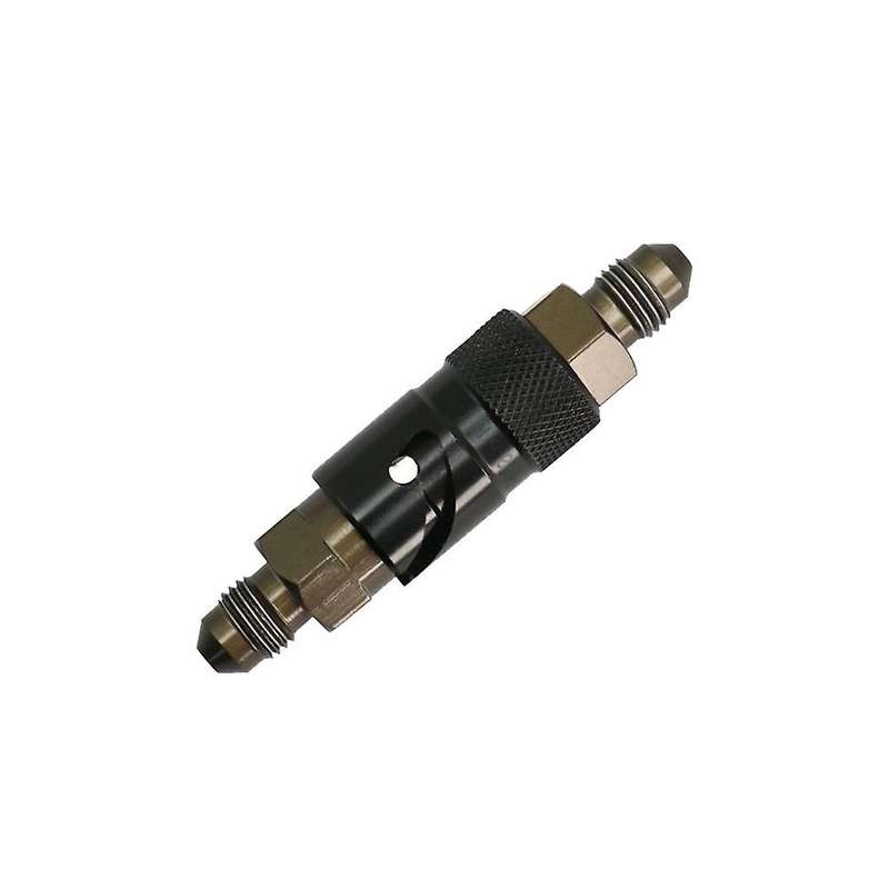 AN3 Motorcycle Brake Line Hose Fluid Quick Release Connect Fitting Adapter Kit for for Black