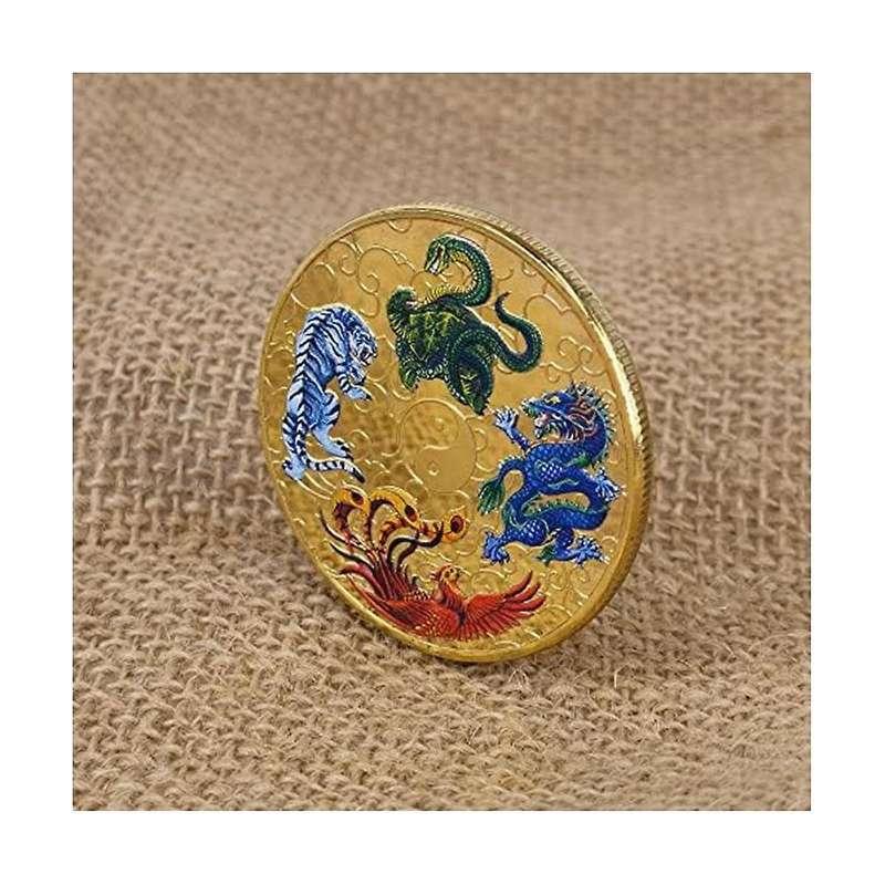 Ancient Mythical Creatures Lucky Coin Lottery Ticket Scratcher Tool