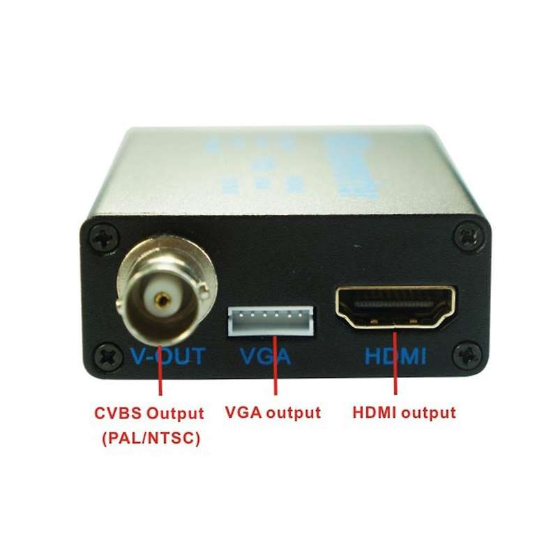 Analog Signal Video Converter TVI AHD CVI to VGA/CVBS Digital 4 in 1 TV Full HD 1080P for Monitoring