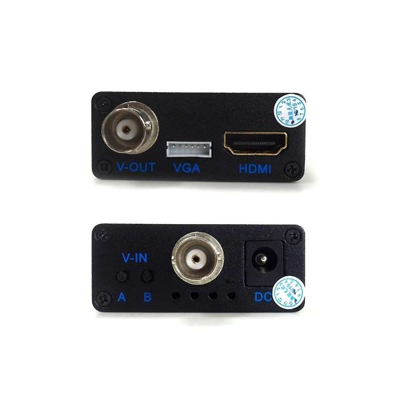 Analog Signal Video Converter TVI AHD CVI to VGA/CVBS Digital 4 in 1 TV Full HD 1080P for Monitoring