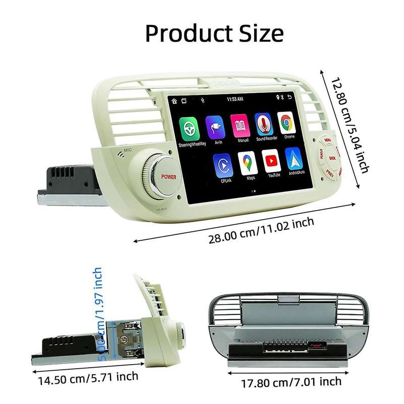 Android 12 Car Radio Multimedia Player Stereo for Wireless Carplay Car Portable Player Navigation Sc