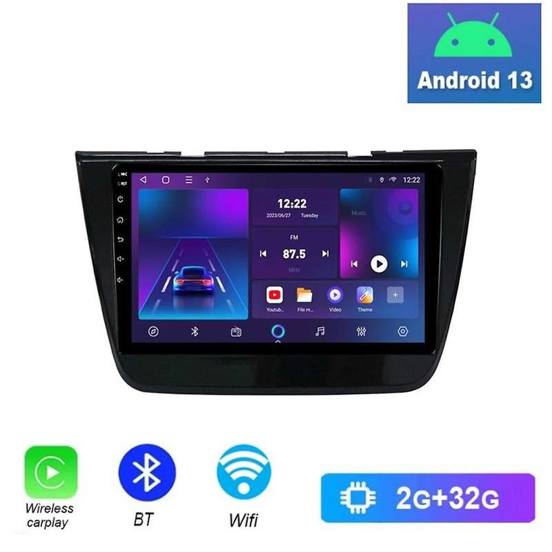 Android 13 Car Radio for MG ZS 2017-2021 2G+32G Car Stereo Multimedia Navigation GPS Video Player Wi