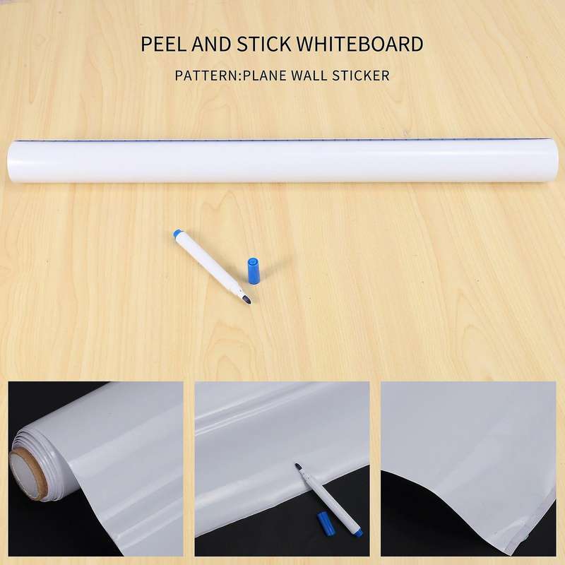 And Stick Whiteboard Pvc Chalkboard Wall Sticker Free Marker Pen 45cmx200cm/piece Great Room B17