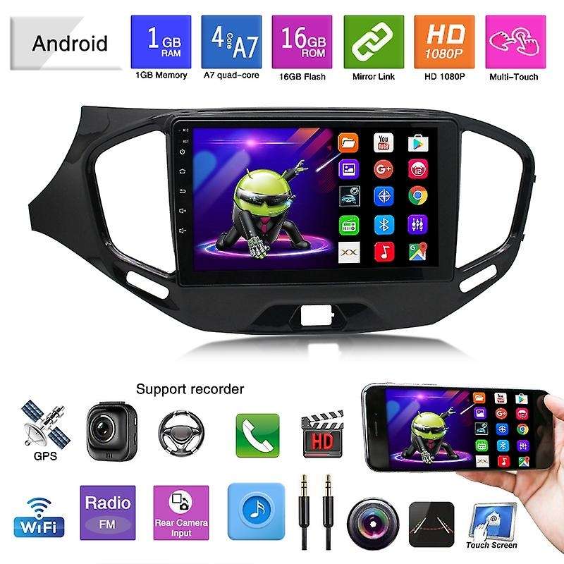 Android 9.1 2.5D Car Radio Multimedia Video Player GPS Navigation Multimedia for 2015-2019 1+16G