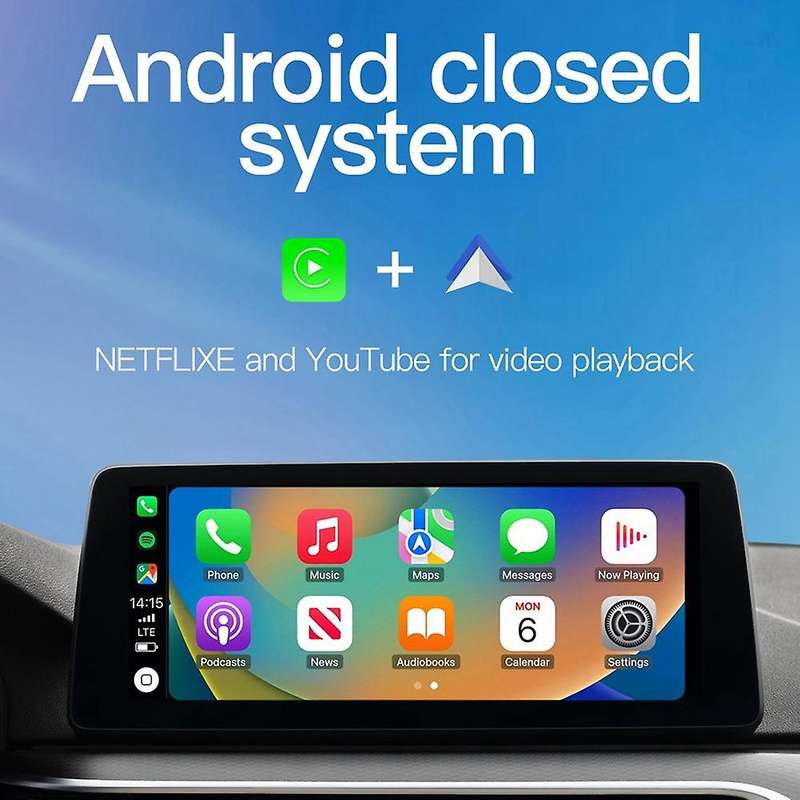 Android Ai Box Wired to Wireless Carplay Adapter Android Auto for Universal Car Multimedia Video Pl
