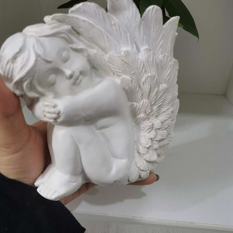 Angel Planter Garden Outdoor Angel Flower Succulent Pot Succulent Plants. Resin Angel Pot Garden Eu