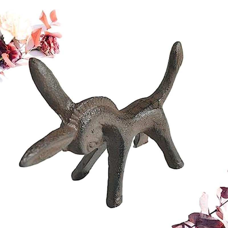 Animal Ornaments Outdoor Figurine Donkey Decorations Desktop Animal Sculpture Outdoor Gifts