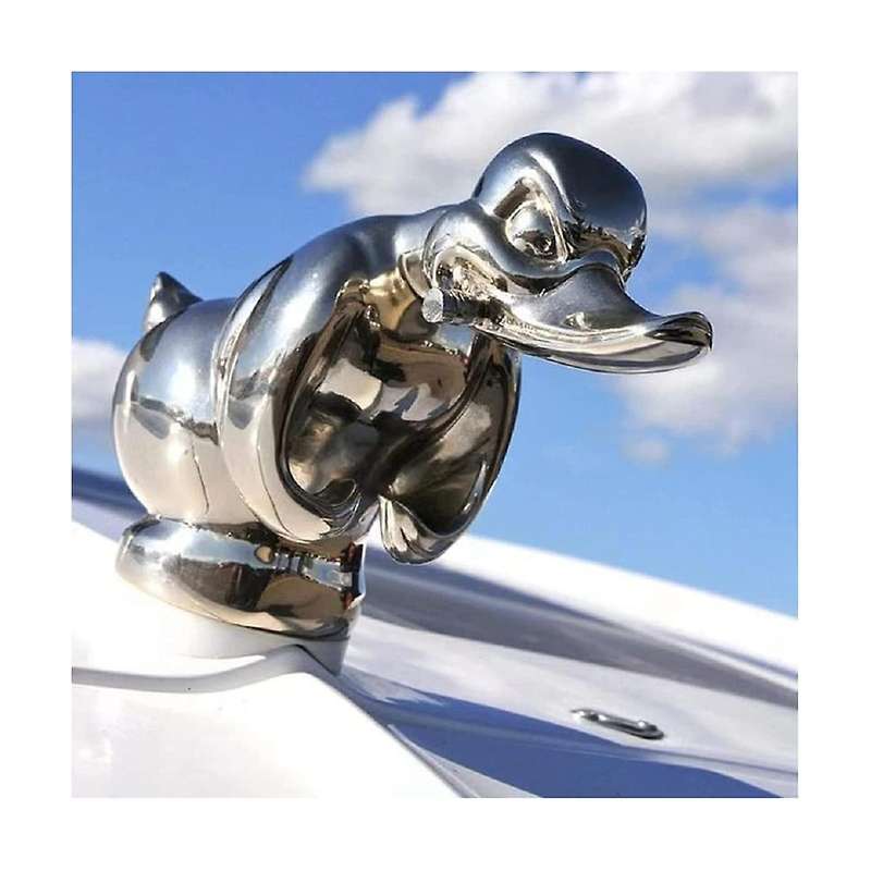 Angry Rubber Duck Hood Ornament, Self Adhesive 3D Funny Car Bonnet Decoration Accessories Bar Pub Cl