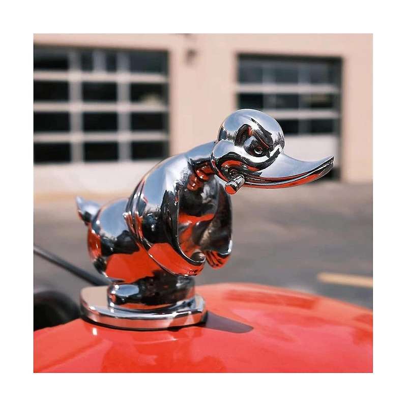Angry Rubber Duck Hood Ornament, Self Adhesive 3D Funny Car Bonnet Decoration Accessories Bar Pub Cl