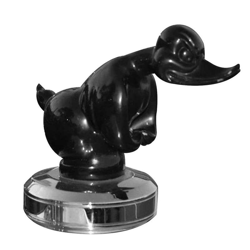 Angry Rubber Duck Hood Ornament, Car Emblem Convoy Hood Ornaments for Trucks, Cool Duck Ornament Car