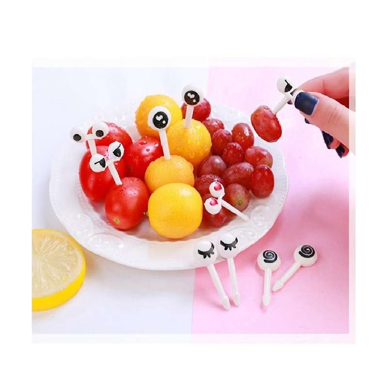 Animal Food Forks for Kids, Fun Bento Forks for Picky Eater, Cute Fruit Food Toothpicks, Lunch Bento