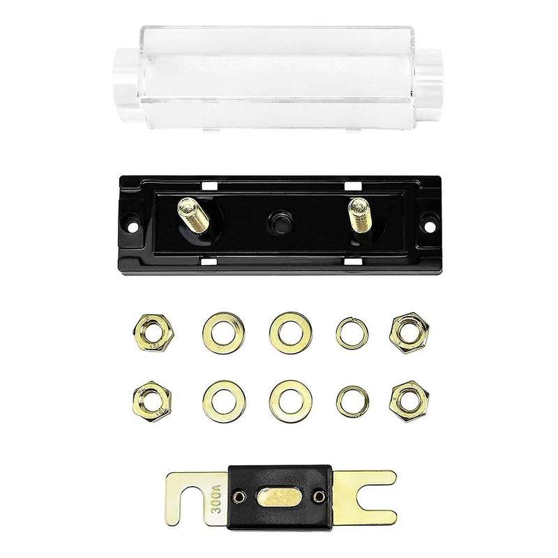 ANL Fuse Holder, 2 Pack 0/2/4 Gauge with 300Amp ANL Fuse
