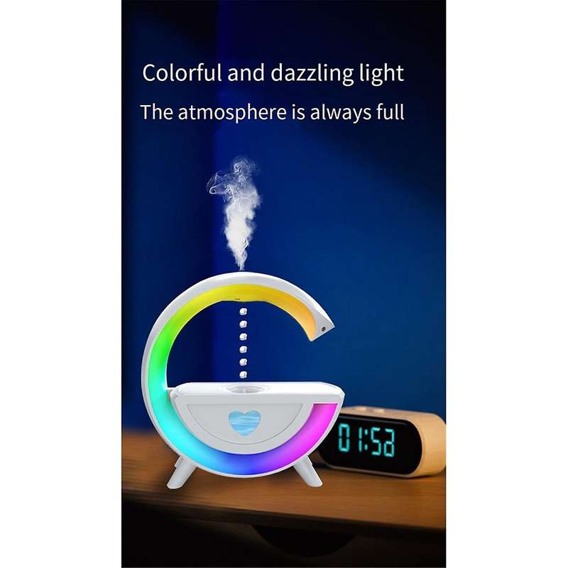 Anti- Air Humidifier 350ml with Bluetooth 5.0 Speaker RGB for Home Office Humidifier