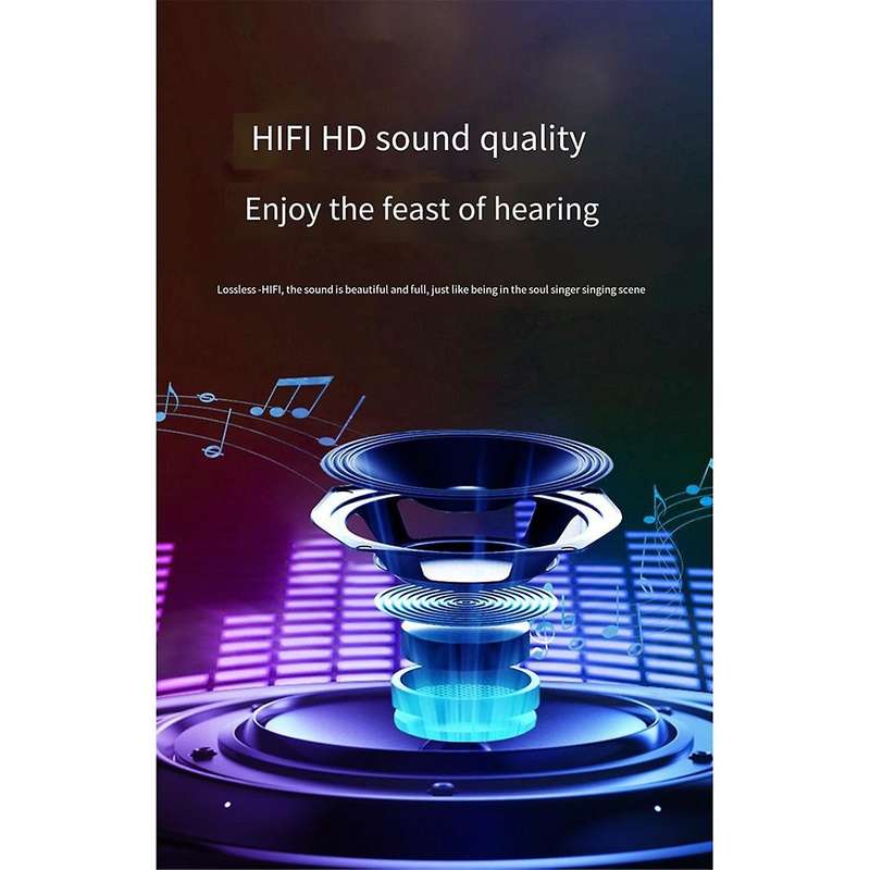 Anti- Air Humidifier 350ml with Bluetooth 5.0 Speaker RGB for Home Office Humidifier