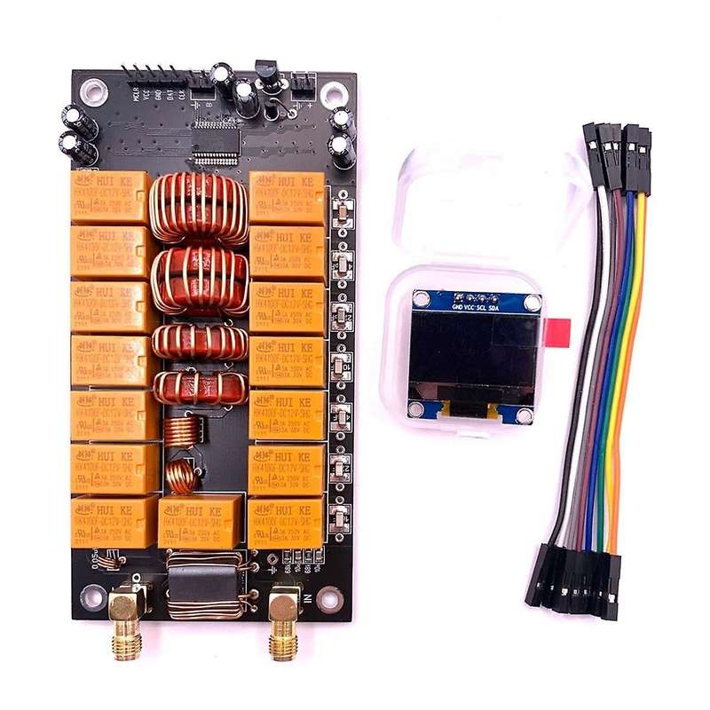 Antenna Tuner Board Motherboard with Screen Finished Version DIY Antenna Kits Tester Electronic Com