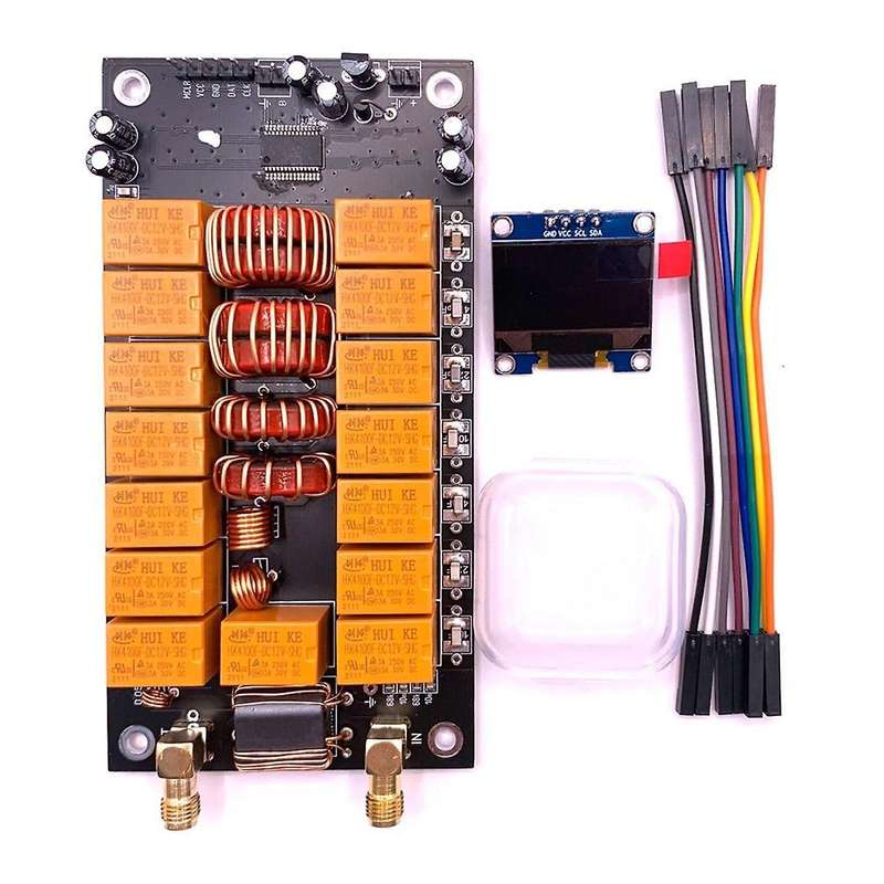 Antenna Tuner Board Motherboard with Screen Finished Version DIY Antenna Kits Tester Electronic Com