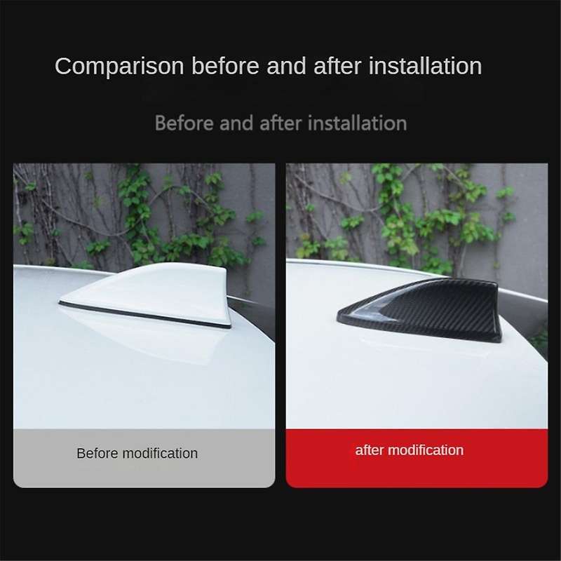 Antenna Cover Fin for BRZ GR86 2021-2023 Real Carbon Fiber Sticker Cover Interior Trim (B)