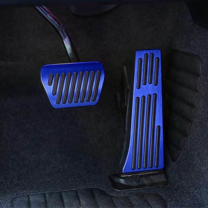 Anti- Foot Pedals Aluminum Brake and Gas Accelerator Pedal Cover Pad for 1 2 3 4 5 6 7 Series X3 X4