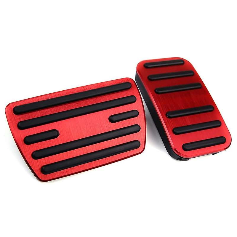 Anti Foot Pedal Covers Gas Brake and Accelerator Pedal Pad for Accord Odyssey Pilot Accessories,Red