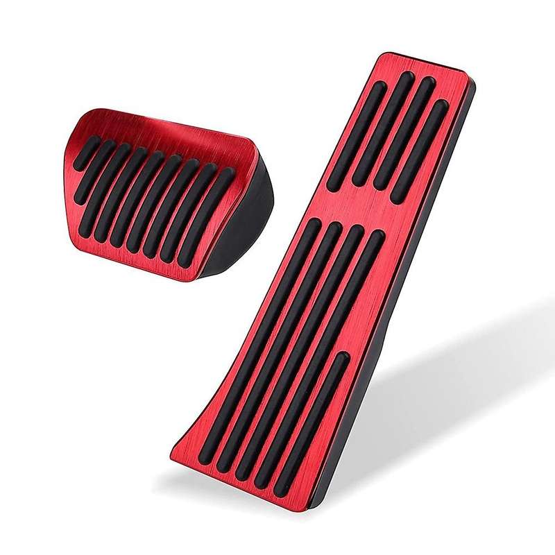 Anti- Foot Pedals Aluminum Brake and Gas Accelerator Pedal Cover Pad for 1 2 3 4 5 6 7 Series X3 X4