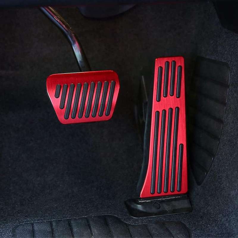 Anti- Foot Pedals Aluminum Brake and Gas Accelerator Pedal Cover Pad for 1 2 3 4 5 6 7 Series X3 X4