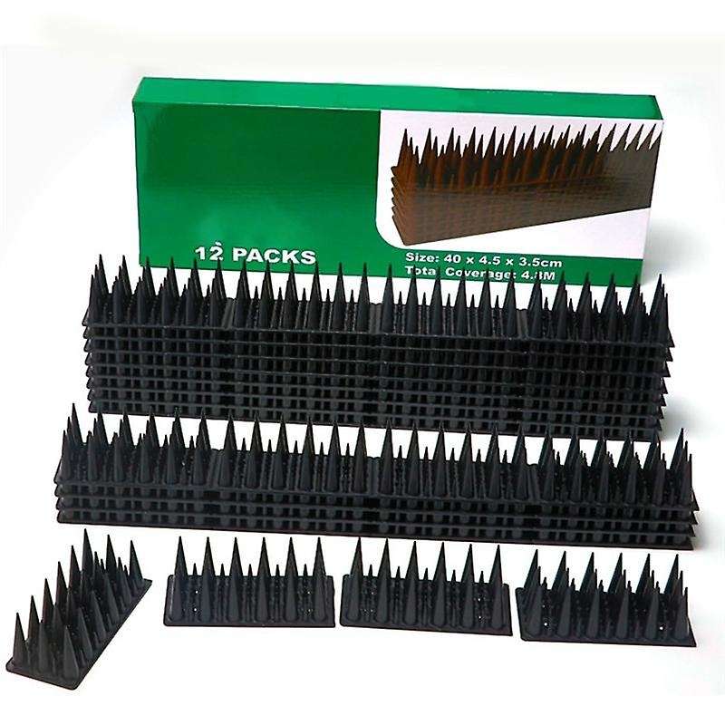 Anti-Bird Thorn Plastic Bird Thorn 12 Pieces 4.8 Meters Anti-Bird Nail Squirrel Deterrent Can Repel