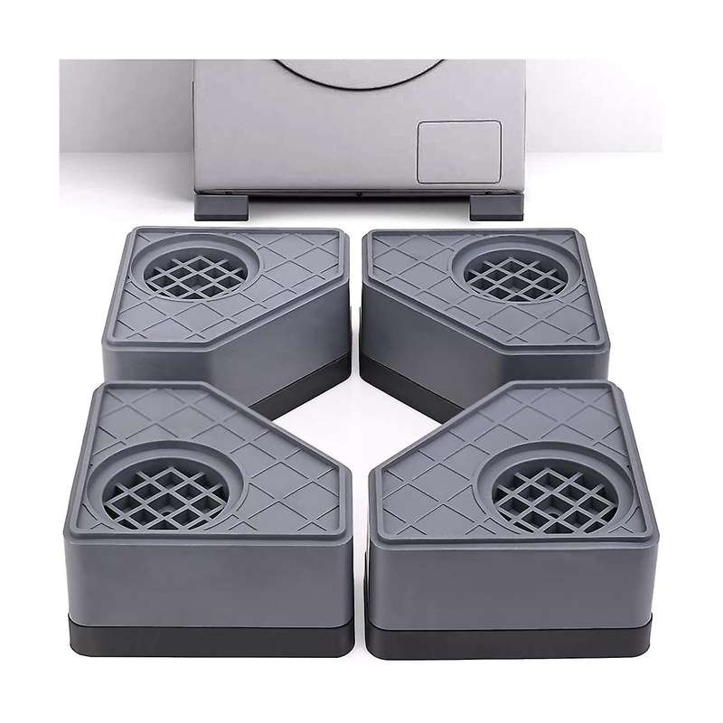 Anti Vibration Pads for Washing Machine Washer Dryer Pedestals Wearing Square Rubber Foot Pads Pede