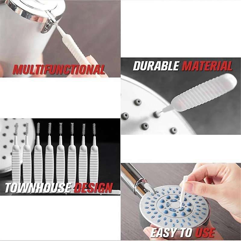 Anti-Clogging Cleaning Brush,Shower Head Cleaning Brush for Small Hole Shower Head Multifunctional H