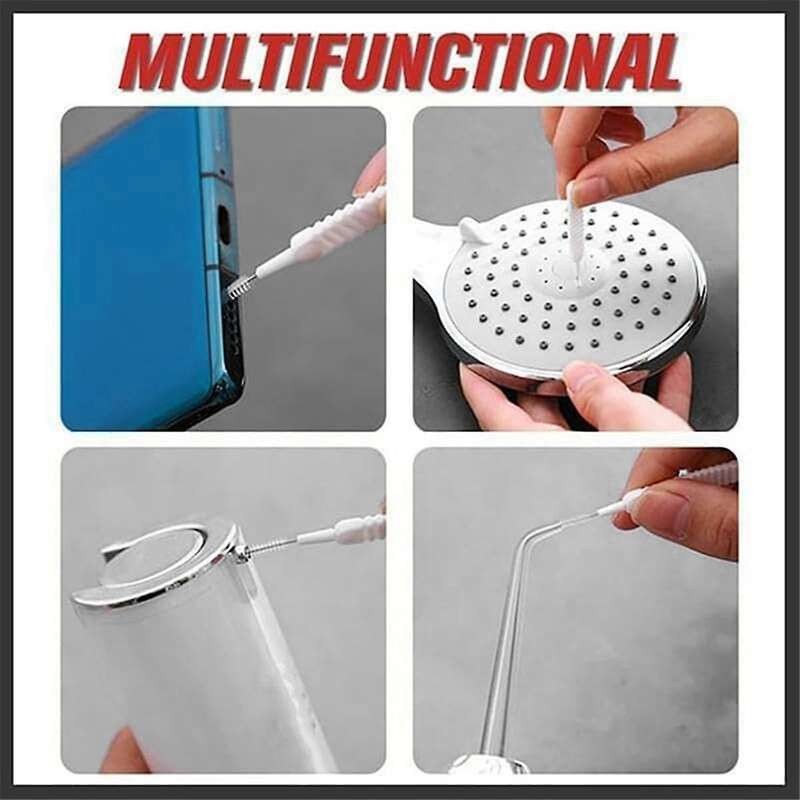 Anti-Clogging Cleaning Brush,Shower Head Cleaning Brush for Small Hole Shower Head Multifunctional H