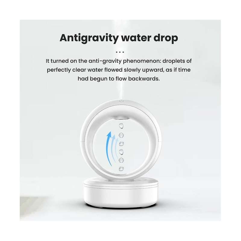 Anti-gravity Inverted Water Droplets High Mist Volume Essential Oil Aromatherapy Ambient Light Spray