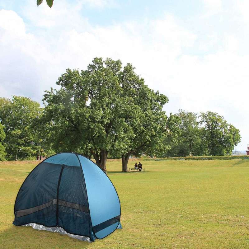 Anti-Mosquito Beach Shade Tent with Gauze UV Protection Automatically Camping Outdoor Portable Beach