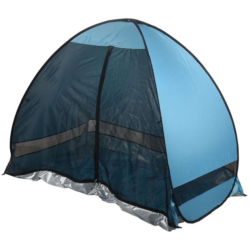 Anti-Mosquito Beach Shade Tent with Gauze UV Protection Automatically Camping Outdoor Portable Beach