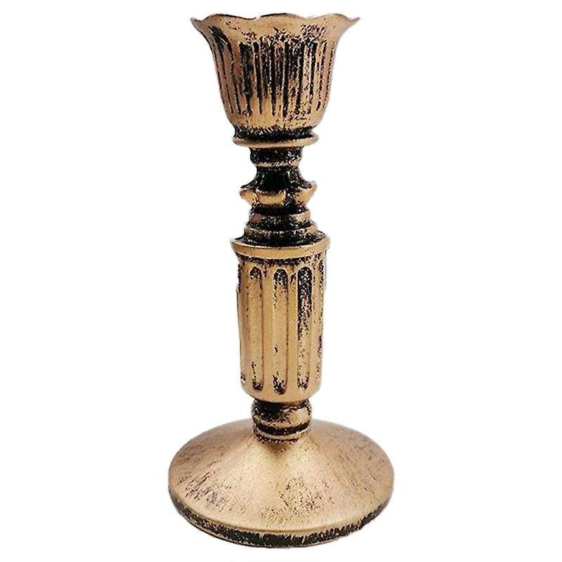 Antique Candlestick Resin Candle Accessory Retro Candle Holder French Candle Sconce Candlestick Home