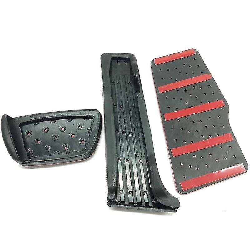 Anti-Slip No Drilling Aluminum Rest Brake and Gas Accelerator Pedal Covers for 2018-2020 Foot Pedal