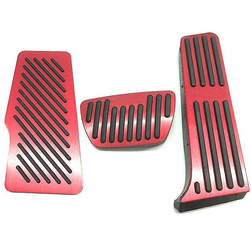 Anti-Slip No Drilling Aluminum Rest Brake and Gas Accelerator Pedal Covers for 2018-2020 Foot Pedal