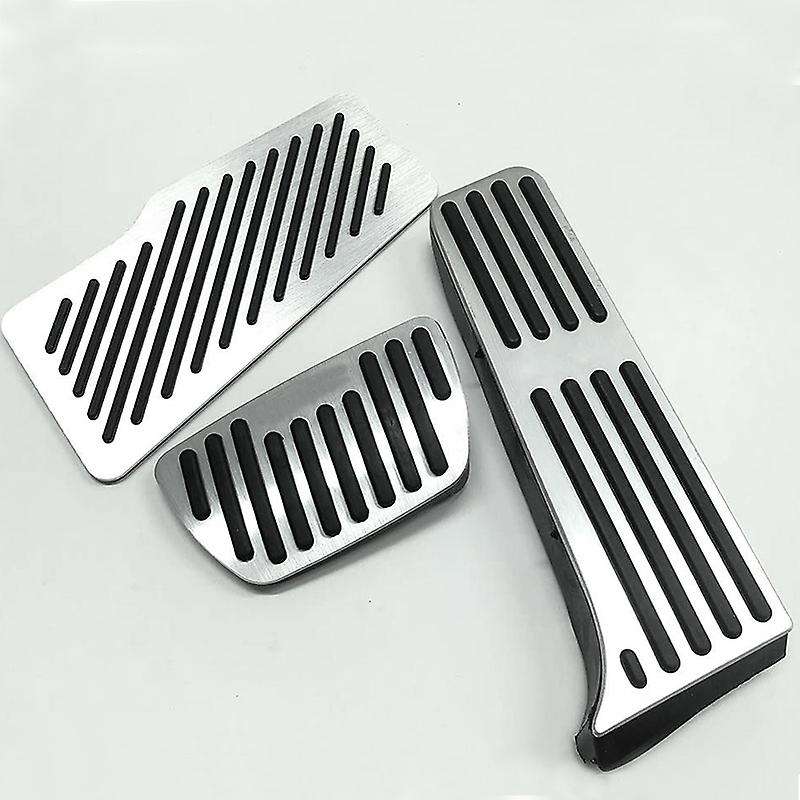 Anti-Slip Aluminum Alloy Reset Brake and Gas Accelerator Pedal Covers for 2018 2019 2020 Foot Pedal