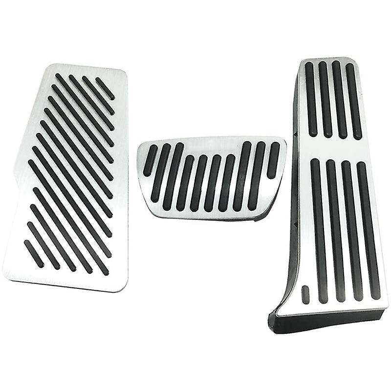 Anti-Slip Aluminum Alloy Reset Brake and Gas Accelerator Pedal Covers for 2018 2019 2020 Foot Pedal
