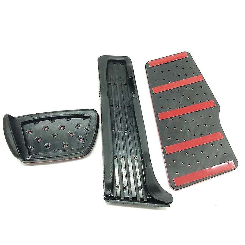 Anti-Slip Aluminum Alloy Reset Brake and Gas Accelerator Pedal Covers for 2018 2019 2020 Foot Pedal
