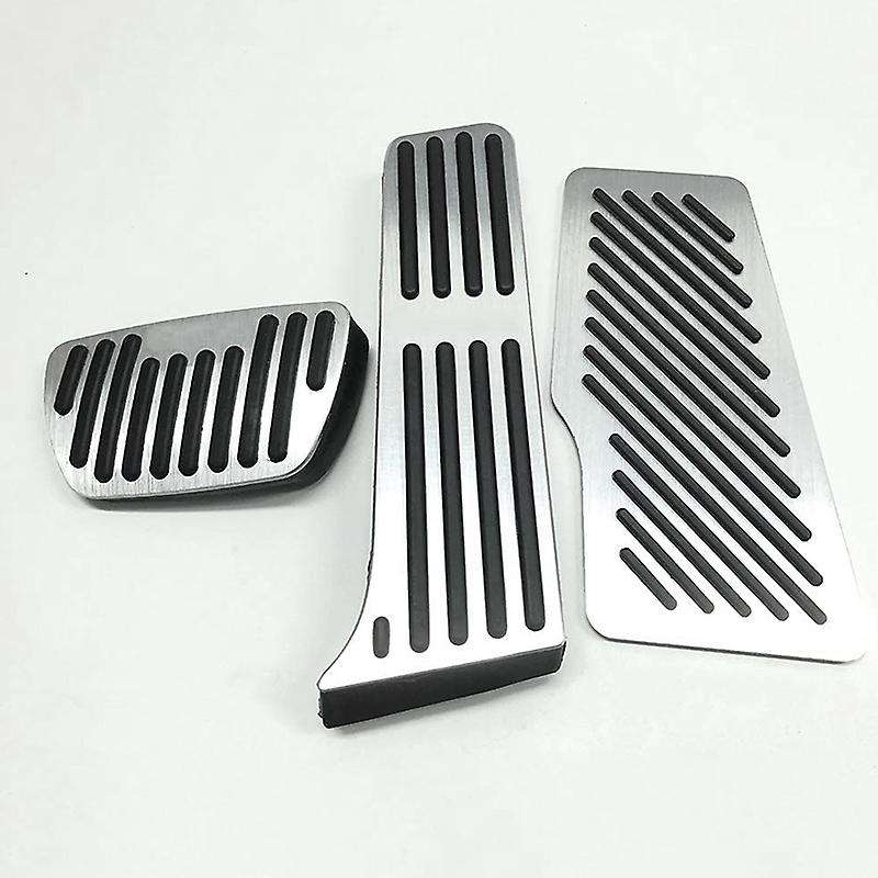 Anti-Slip Aluminum Alloy Reset Brake and Gas Accelerator Pedal Covers for 2018 2019 2020 Foot Pedal