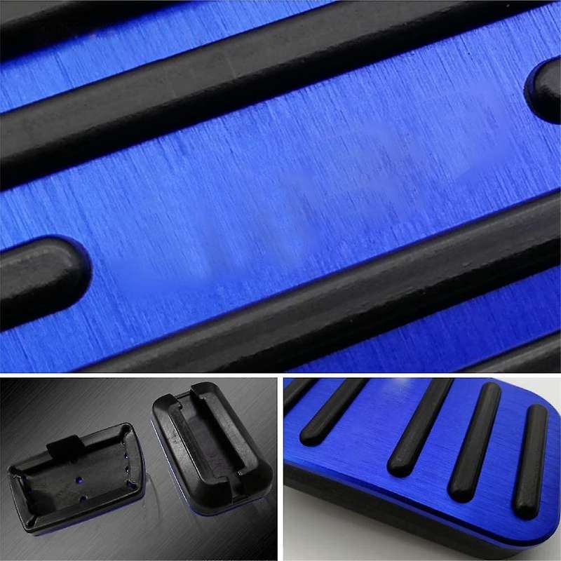 Anti-Slip Performance Foot Pedal Pads for 10Th ,Auto No Drilling Aluminum Brake and Accelerator Peda