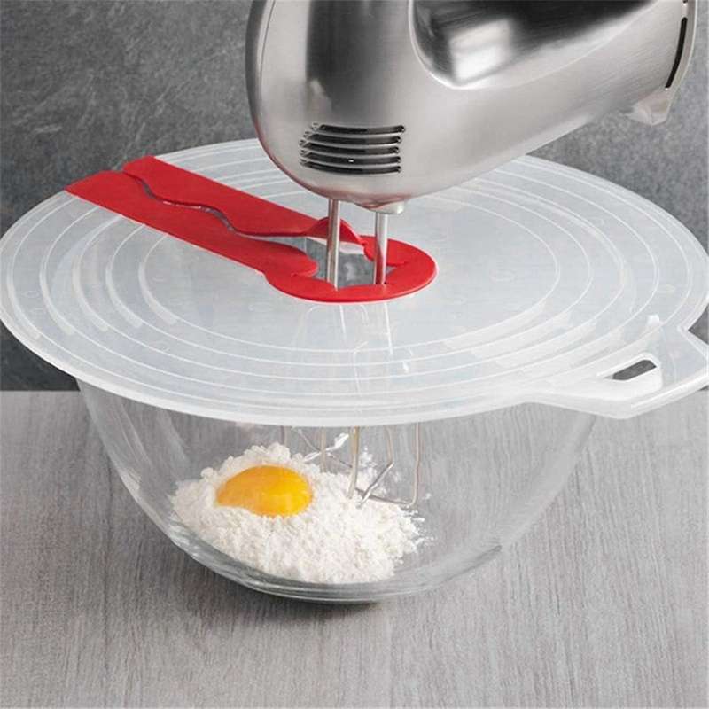 Anti-Splash Cover Egg Beating Anti Splash Cover Mixing Bowl Lid Egg Bowl Cover for Cooking Home Kitc